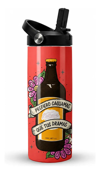 Termo Skinny - Prefiero Caguamas