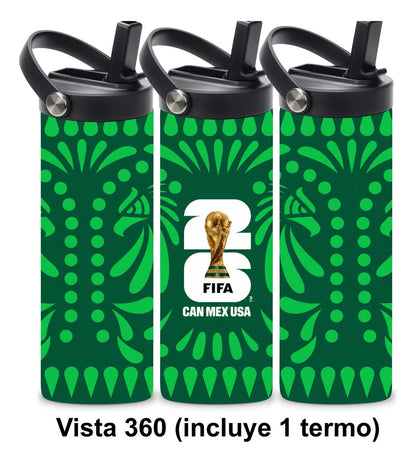 Termo Deportivo - Mundial Futbol México