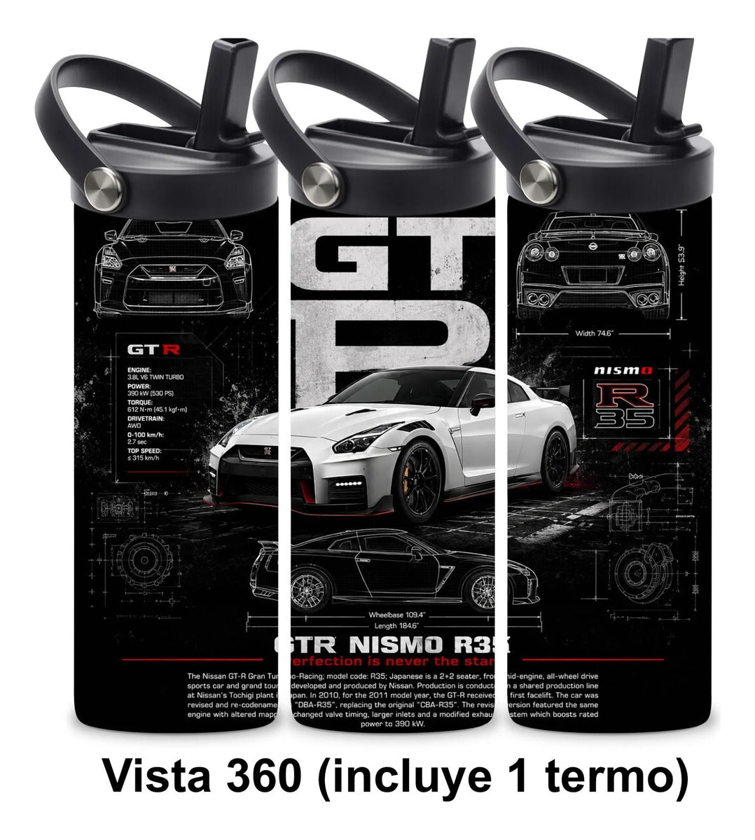 Termo Skinny - Gtr Nismo