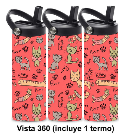 Termo Skinny - Gatos