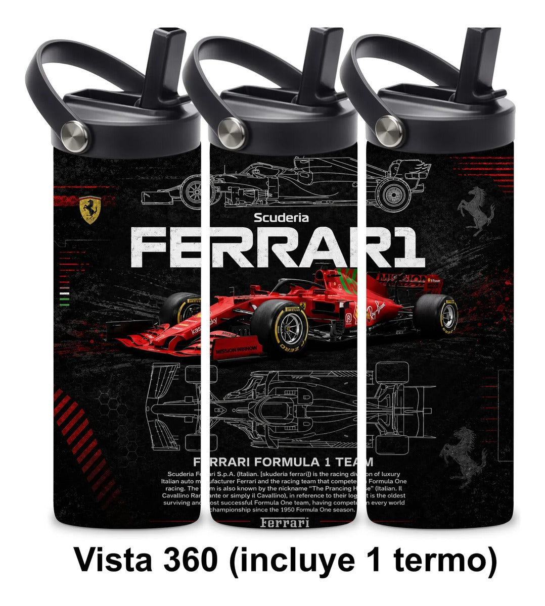 Termo Skinny - Ferrari