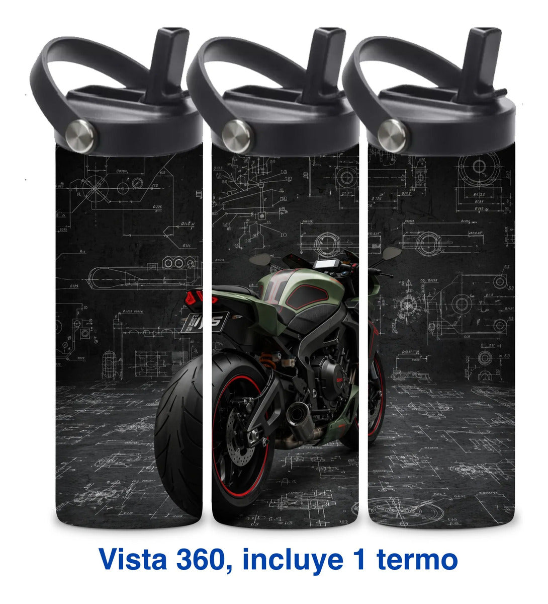 Termo Skinny - Motocicleta