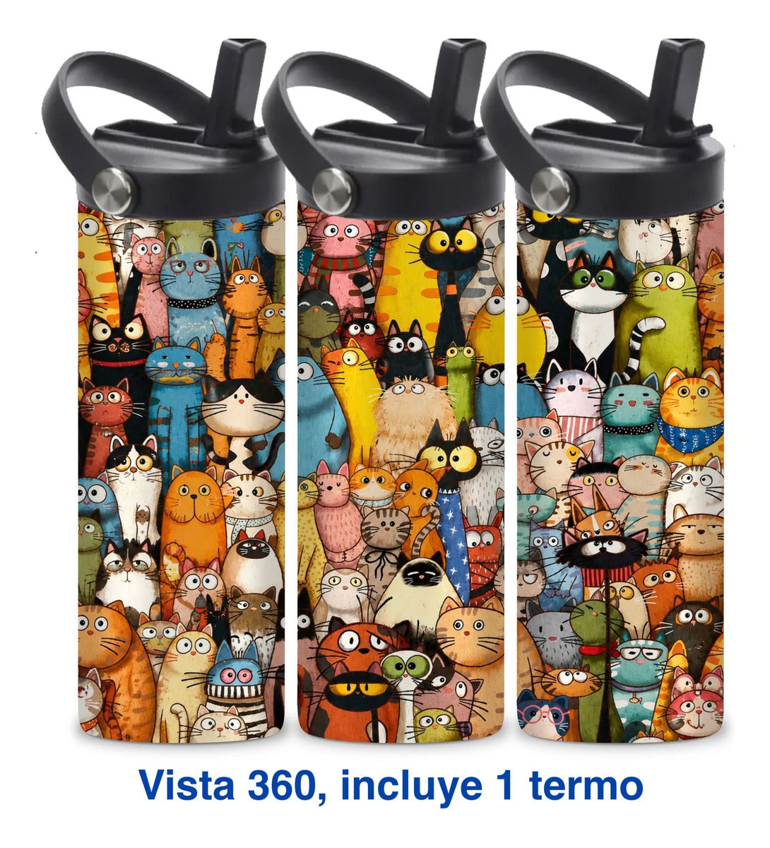 Termo Skinny - Gatos