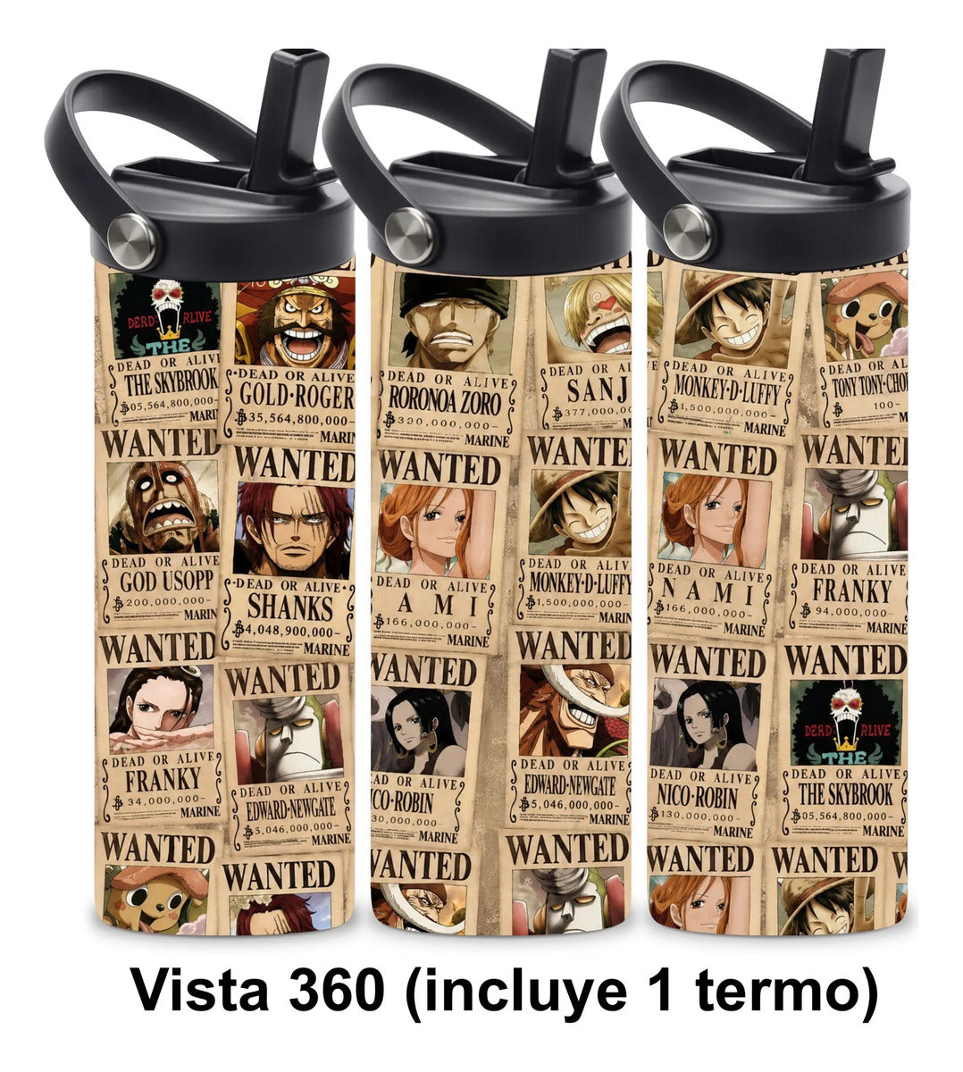 Termo Deportivo - One Piece